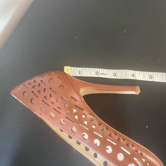 Summer brown cutout heels - Picture 8 of 8